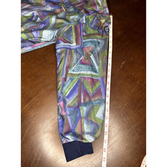 VTG 1990s Gore-tex The Coeur d'Alene LPGA Golf Tour Full Zip Up Abstract Jacket - Picture 12 of 16